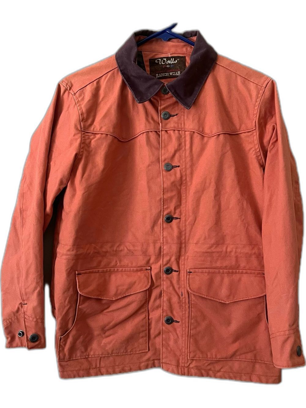 Walls Ranch Wear jacket in Orange size medium.